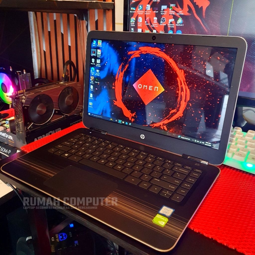 LAPTOP HP14 GAMING EDITING I Core i7 Double VGA 4GB