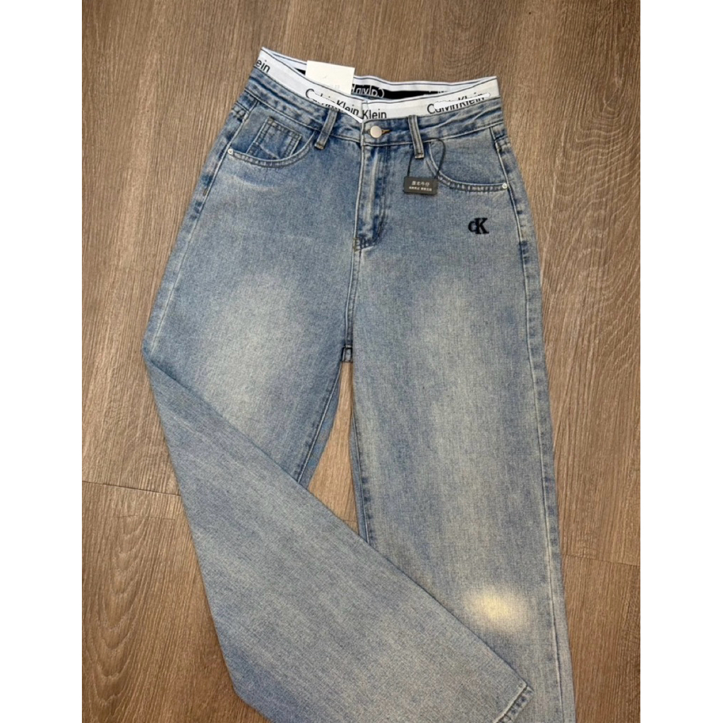 CNN-436 Celana panjang highwaist kulot jeans wanita YB22171 china