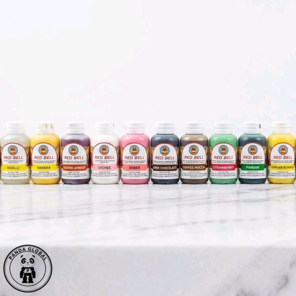 Pasta Red Bell 55ml Perisa Makanan Pandan Vanili Coklat Durian Red Velvet Matcha Blackforest Kopi Mo
