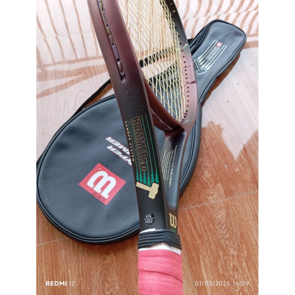 Raket tenis Wilson hammer bekas original masih Mulus