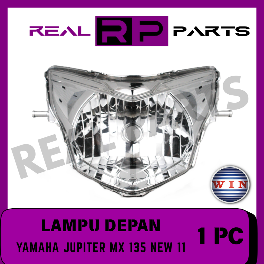 REAL-PARTS/WIN-LAMPU-DEPAN/REFLEKTOR/HEADLAMP/HEADLIGHT/MOTOR/YAMAHA/JUPITER-MX-135-NEW-11/DOUBLE-DI