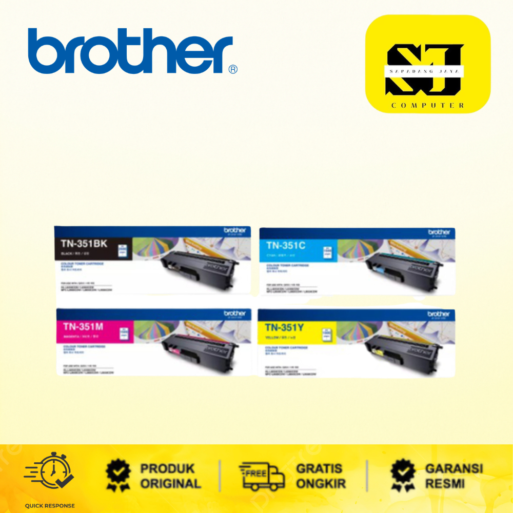 BROTHER ORIGINAL TONER TN351 | TN-351 BKCMY | TN-351BK TN-351C TN-351M TN-351Y