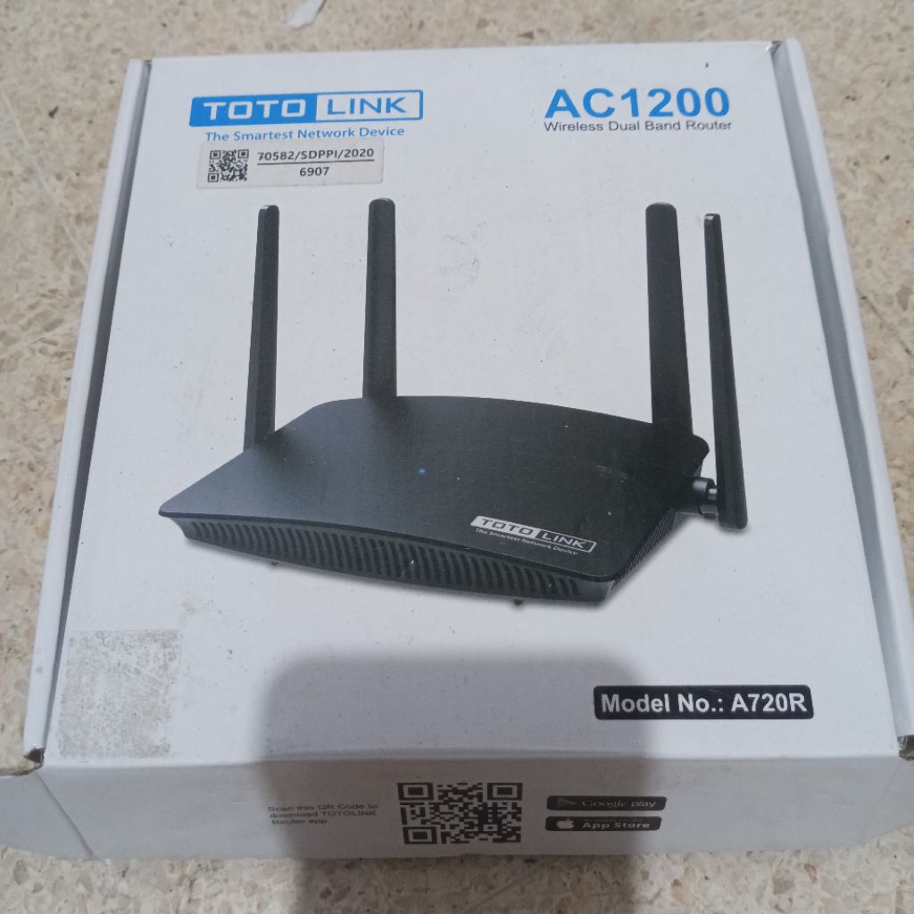 Totolink AC1200 dualband router normal like new