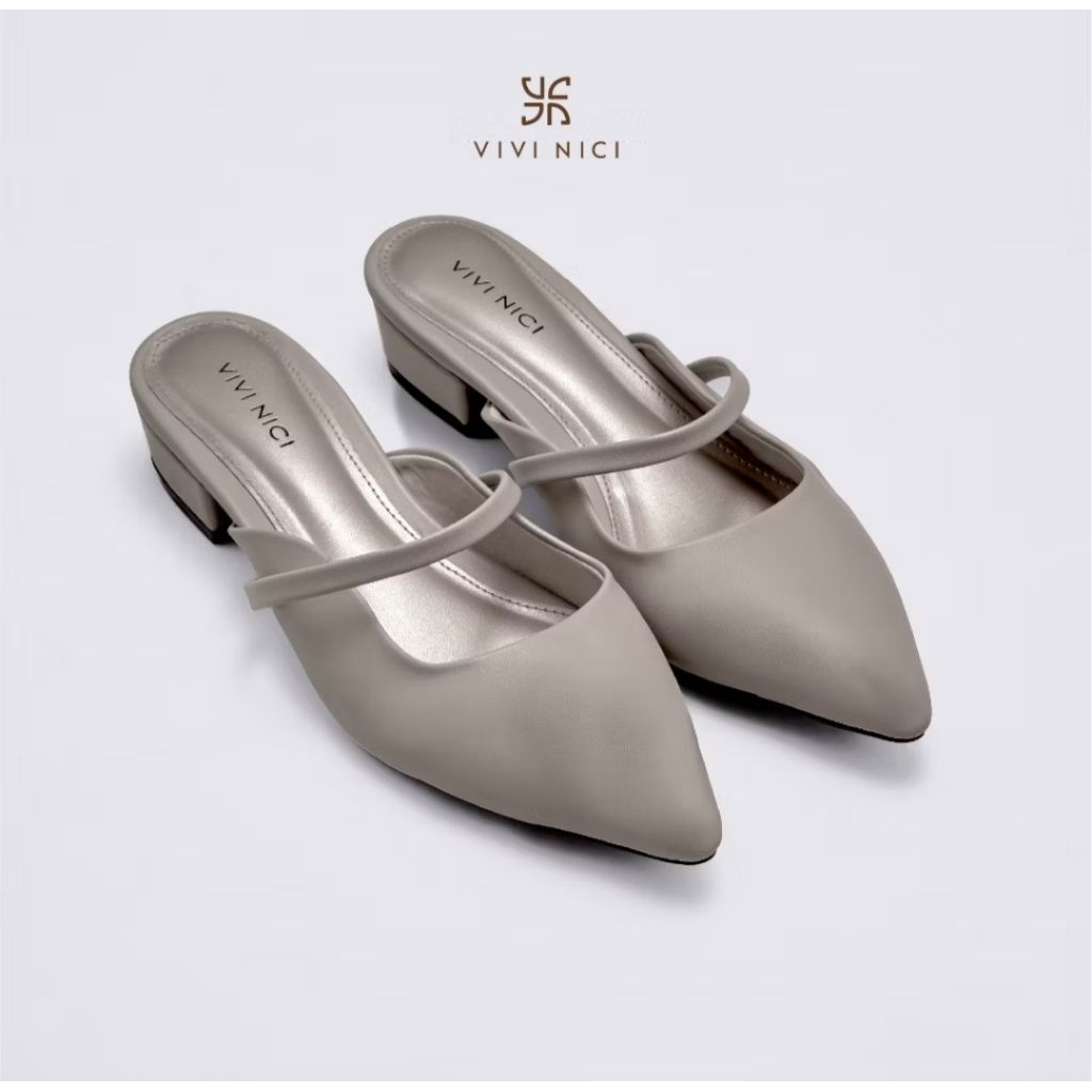 VIVI NICI - Sandal selop wanita hak 3cm