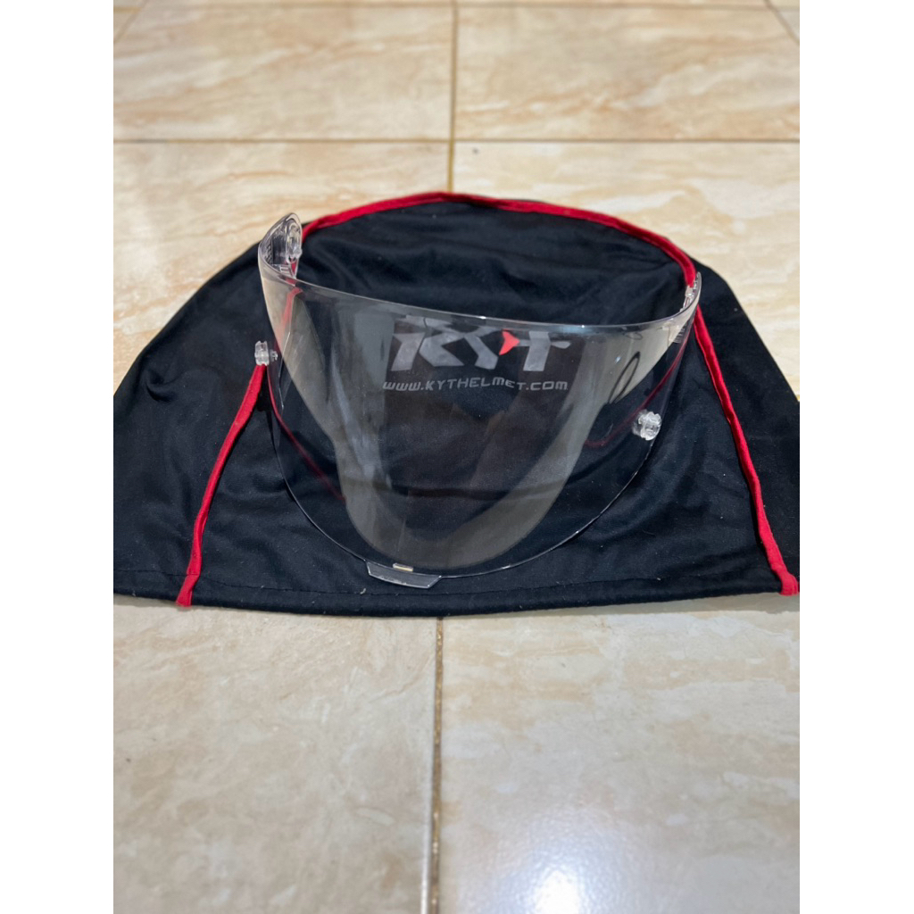 Visor Helm KYT TT Course Clear Original (Second)