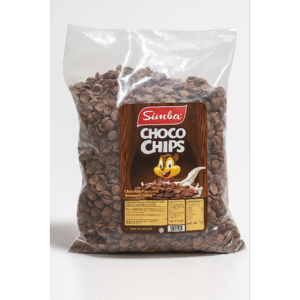 Sereal Simba Choco Chips 1kg - Sereal Coklat  Renyah