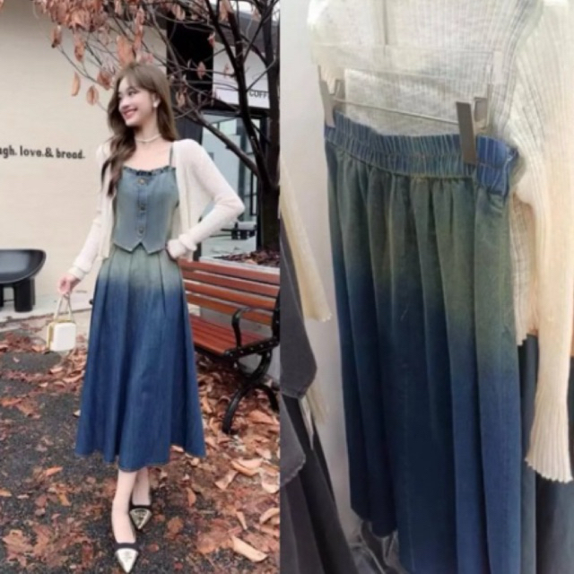 Dress jeans cardigan rajut