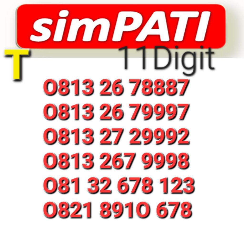 NOMOR SIMPATI 11DIGIT 888x - 007