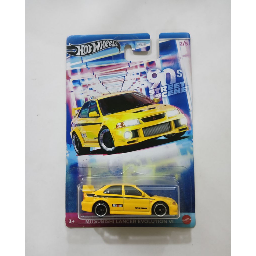 Hot Wheels Lancer Evolution VI 90s street scene