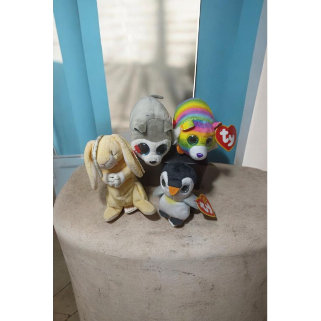 Mainan Boneka Ty tsum tsum kelinci pinguin