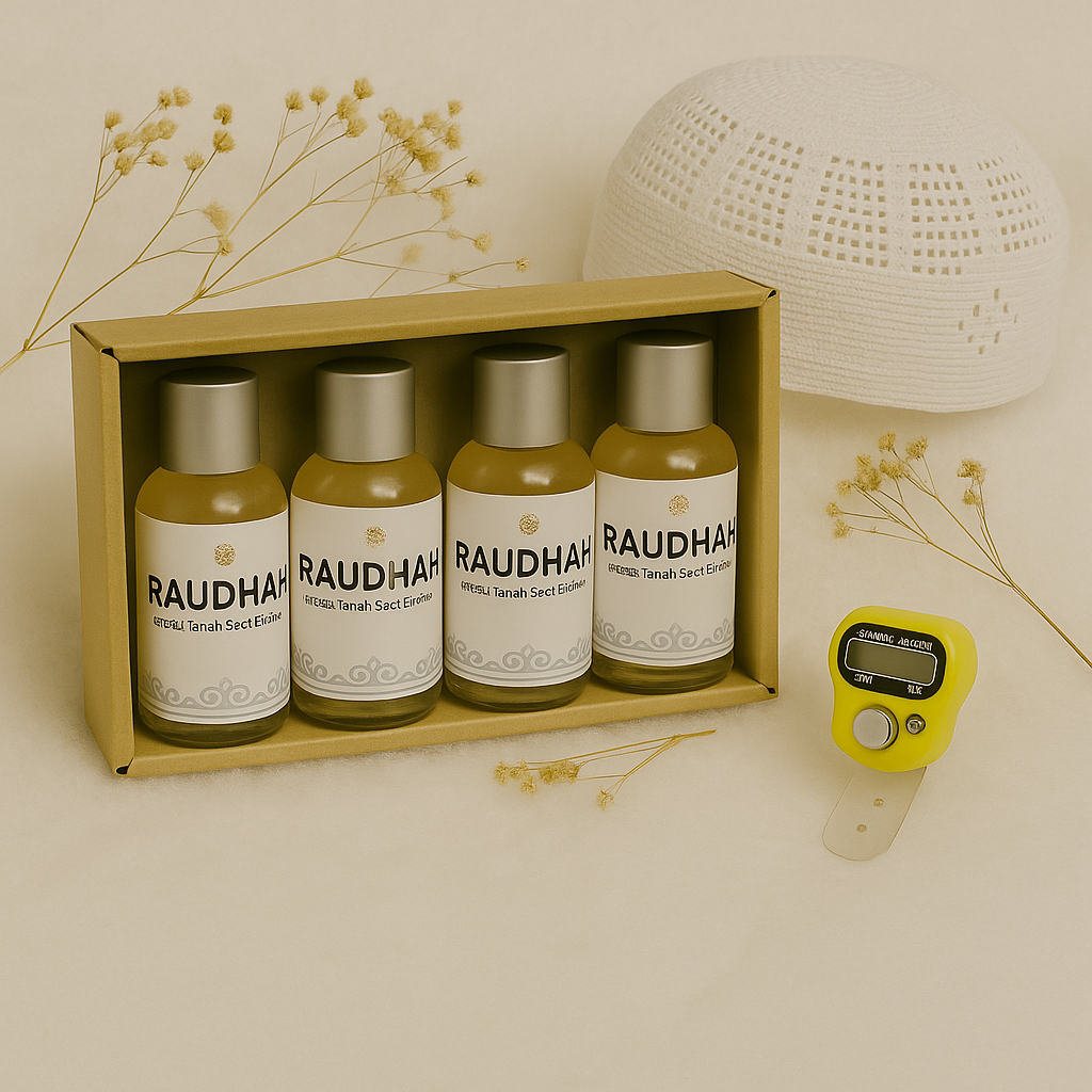 4 Botol Parfum | Parfum Raudhah Wangi Khas Raudhah Madinah