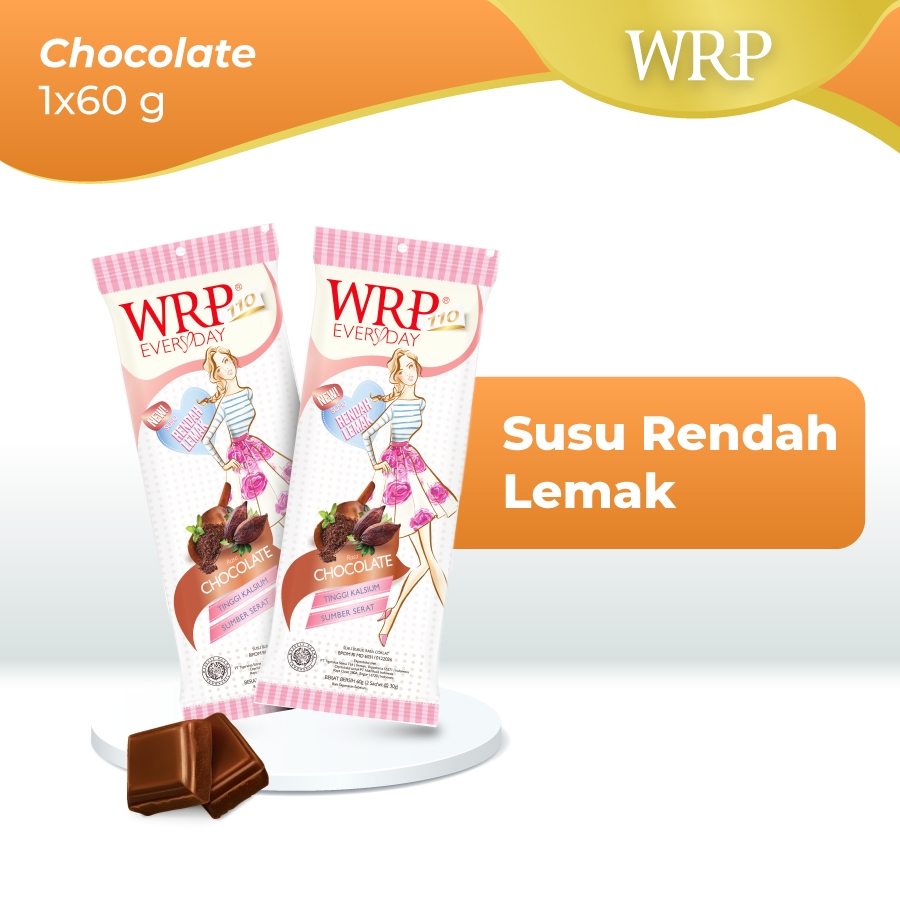 WRP Low Fat Milk Chocolate 60g - Susu Rendah Lemak