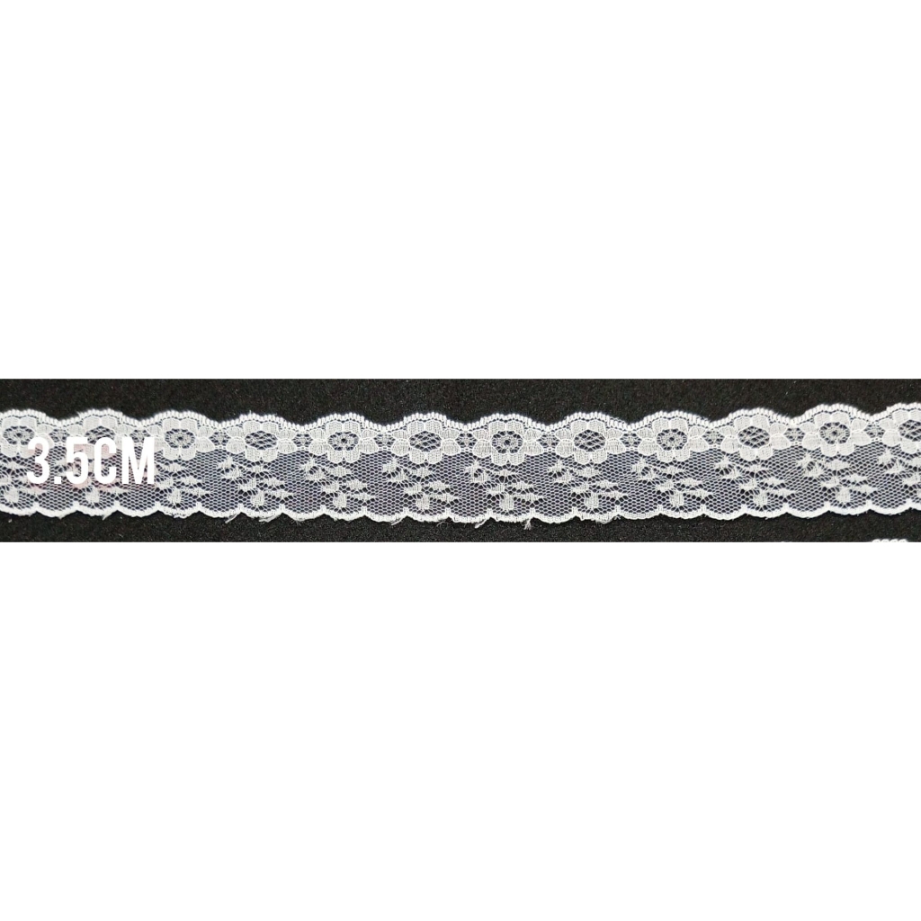 Renda air 3.5cm| renda tile meteran | renda tipis