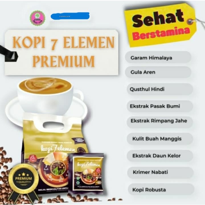 Kopi 7 Elemen Premium sevel premium HPAI - HNI / Sevel HNI HPAI 100% Original
