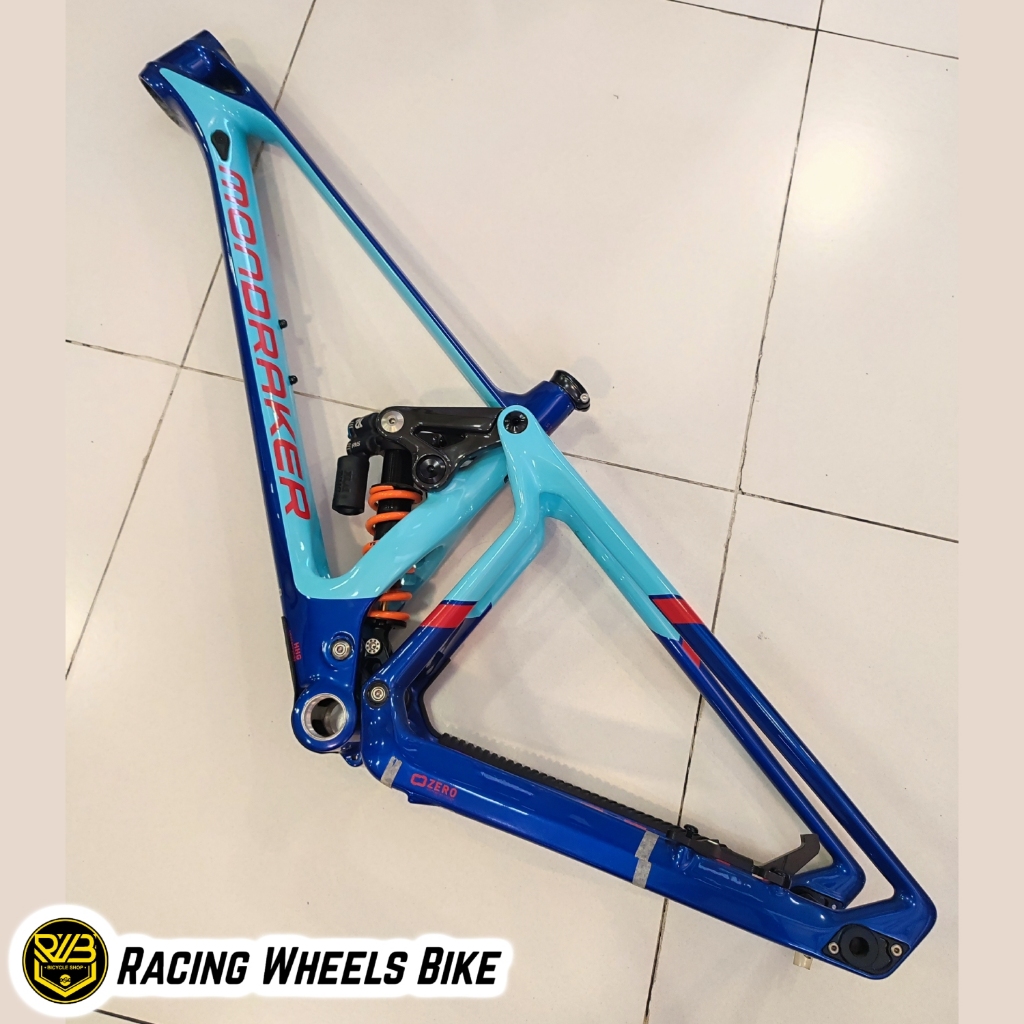 Frame Mondraker Superfoxy RR Carbon 29 Enduro 160-170mm Light Blue Flame Red