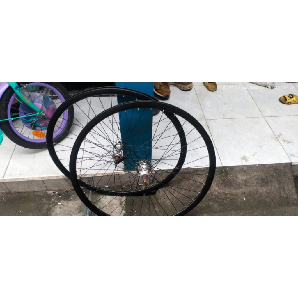 whelsheet sepeda balap dan fork