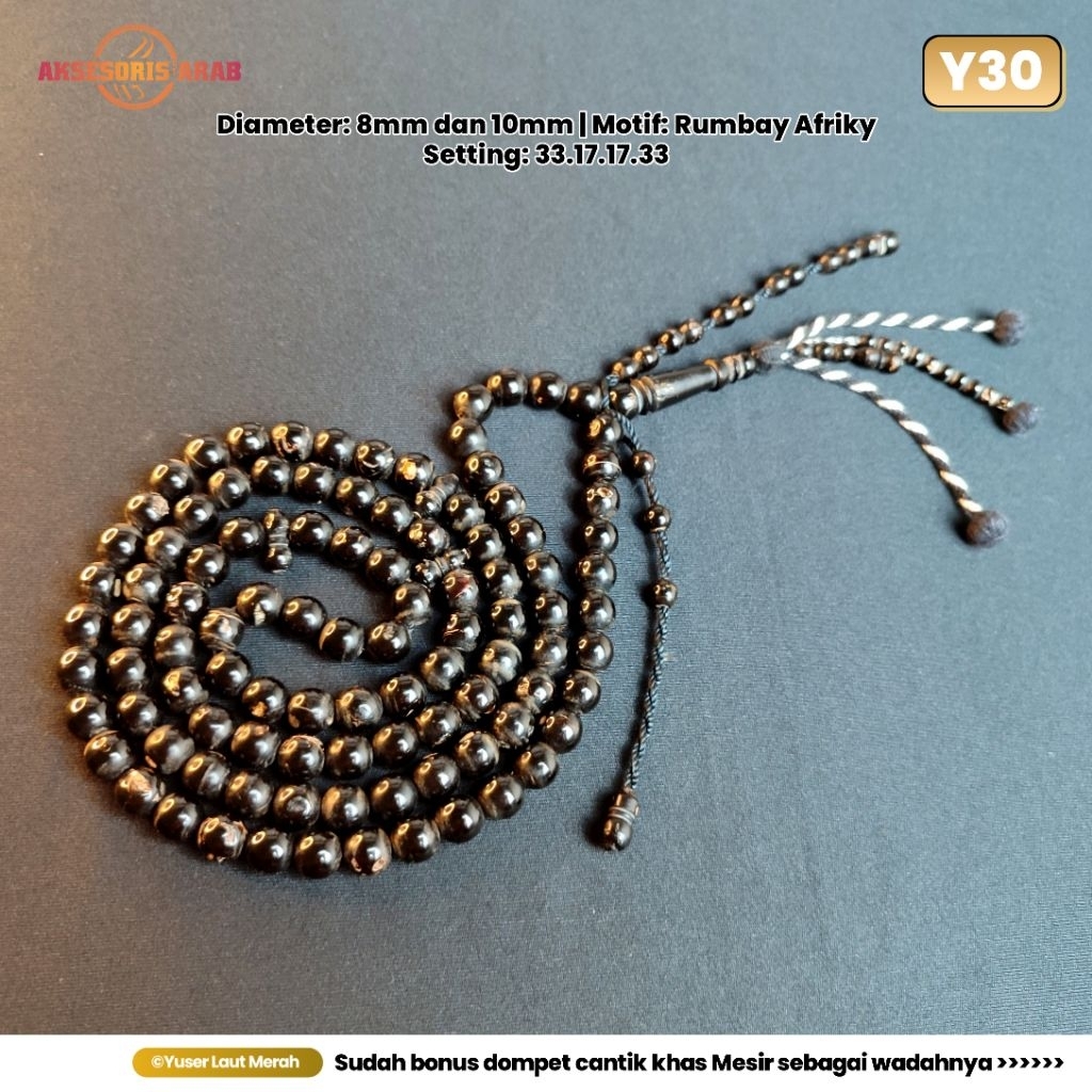 Tasbih Yuser Laut Merah Asli Impor Mesir