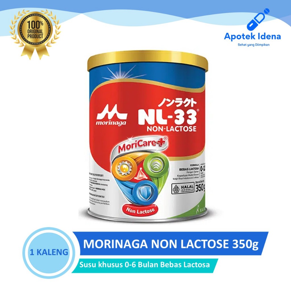 MORINAGA NL-33 SUSU NON LACTOSA Bebas Laktosa (Non-Lactose) 350gr