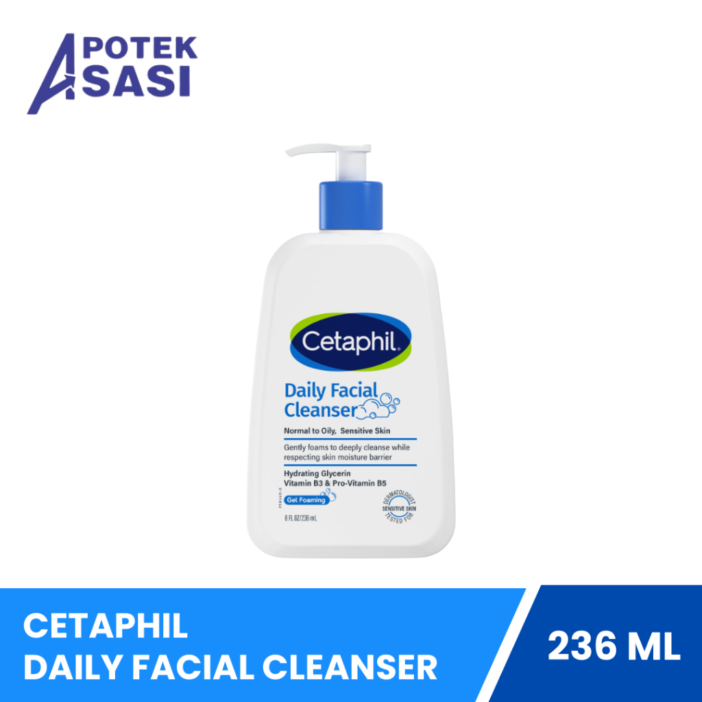 Cetaphil Daily Facial Cleanser 236 Ml - Pembersih Wajah