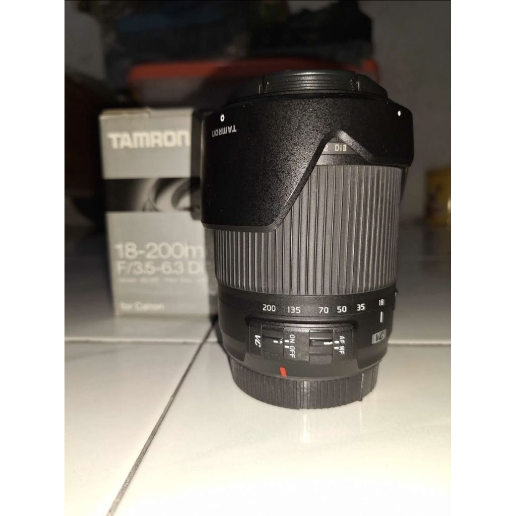 Lensa Tamron 18-200mm Di II VC for Canon. Lensa Sapu Jagat Bekas Terawat