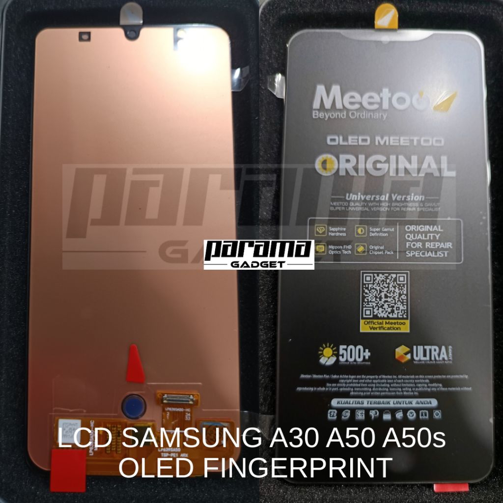 LCD SAMSUNG A30 A50 A50S TOUCHSCREEN OLED FINGERPRINT ORI MEETOO