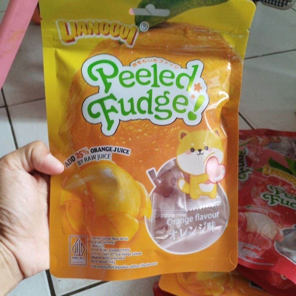 Permen Lianggui permen lunak rasa buah/permen bisa dikupas