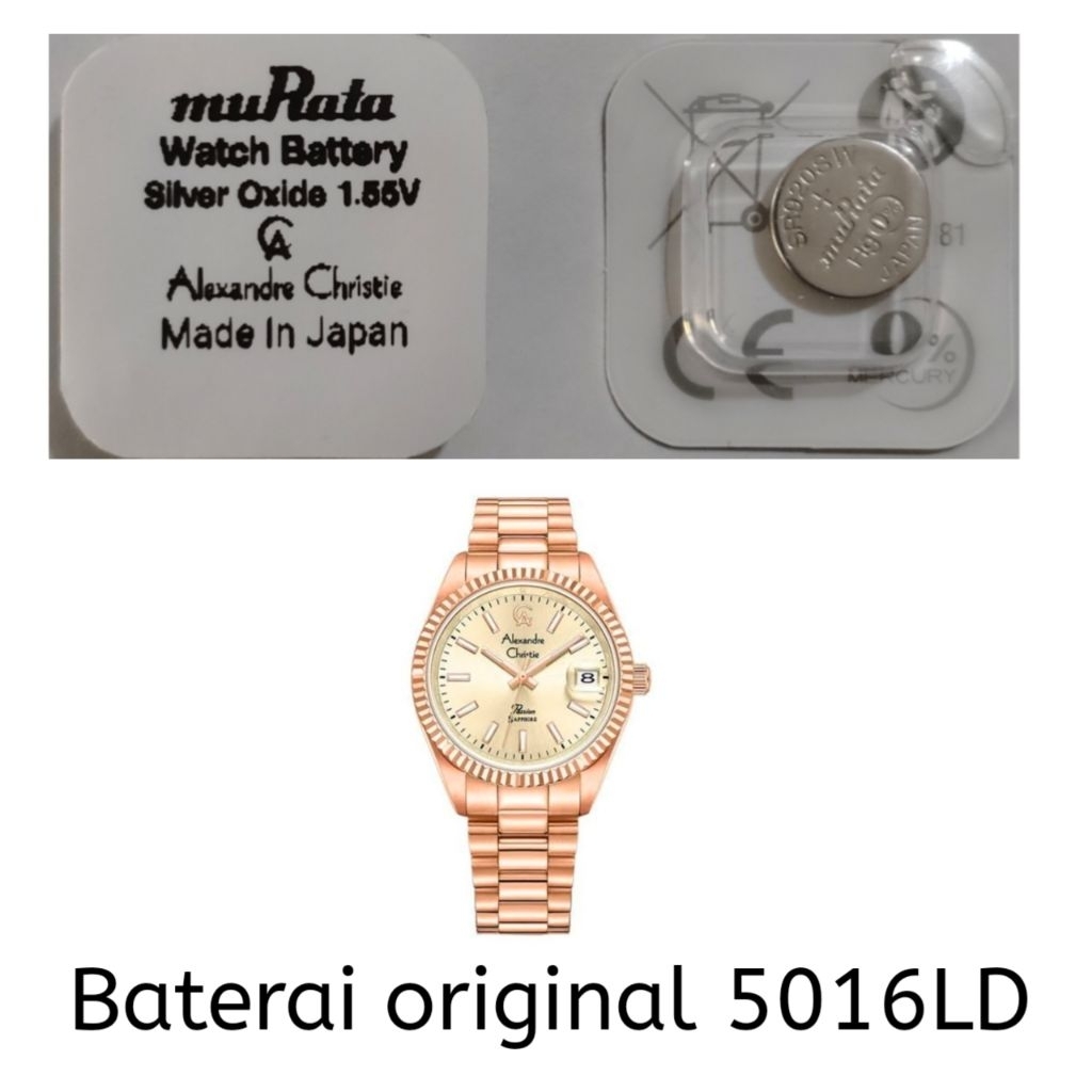 Baterai jam Alexandre Christie original 5016LD