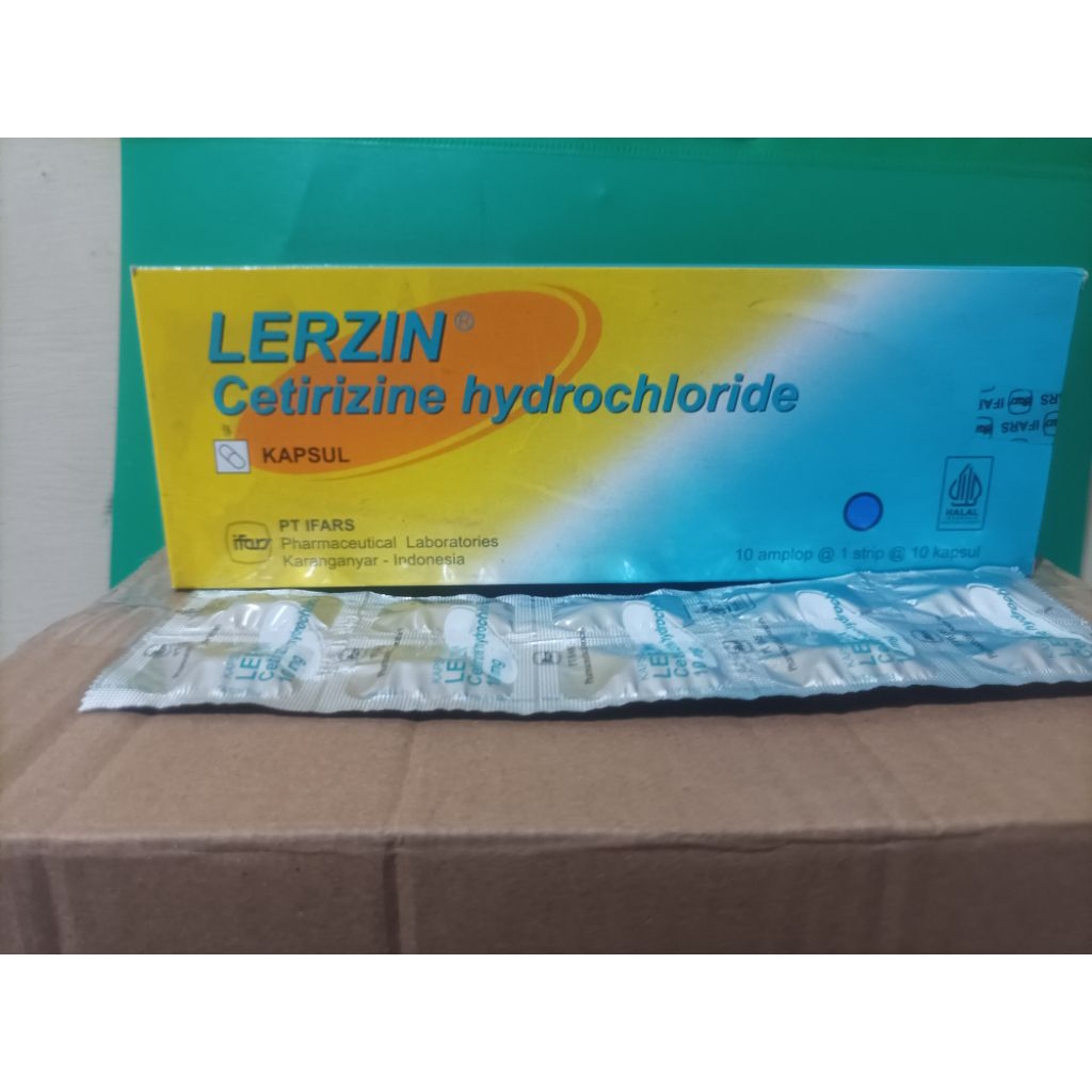 Lerzin Kapsul obat gatal alergi ampuh
