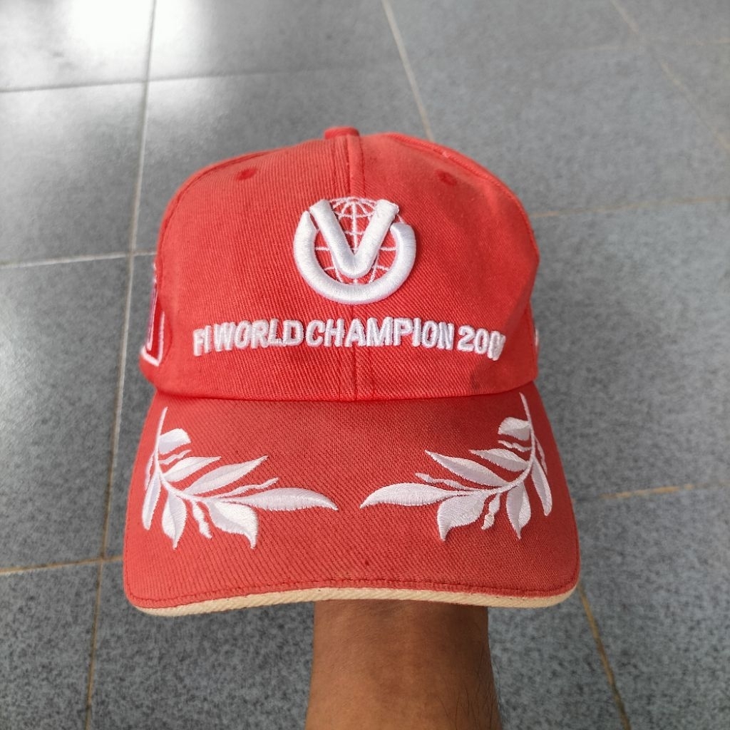 Topi Ferrari Michael Schumacher Vintage Original Official Merchandise Scuderia Ferrari F1 World Cham