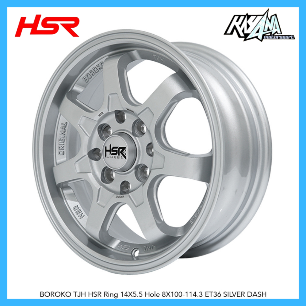 VELG RING 14 HSR BOROKO TJH VELG AVANZA,BRIO,CALYA,AGYA,SIGRAXENIA VELG RACING TE37 R14
