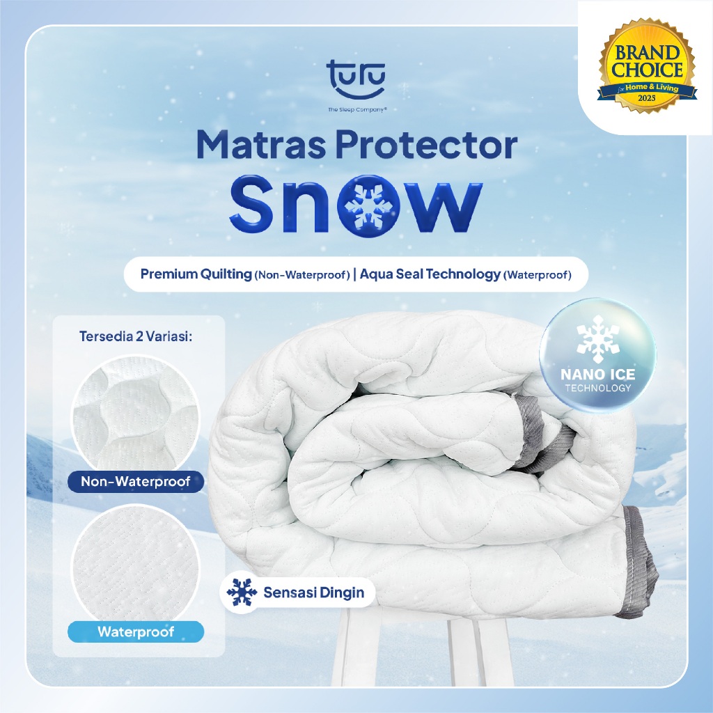Matras Protector TURU Snow Non Waterproof & Matras Waterproof - NANO ICE TECH & AQUA SEAL TECHNOLOGY