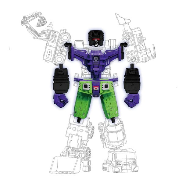 Blokees Defender Version Transformers Devastator Combining Accessory Blokees Devastator