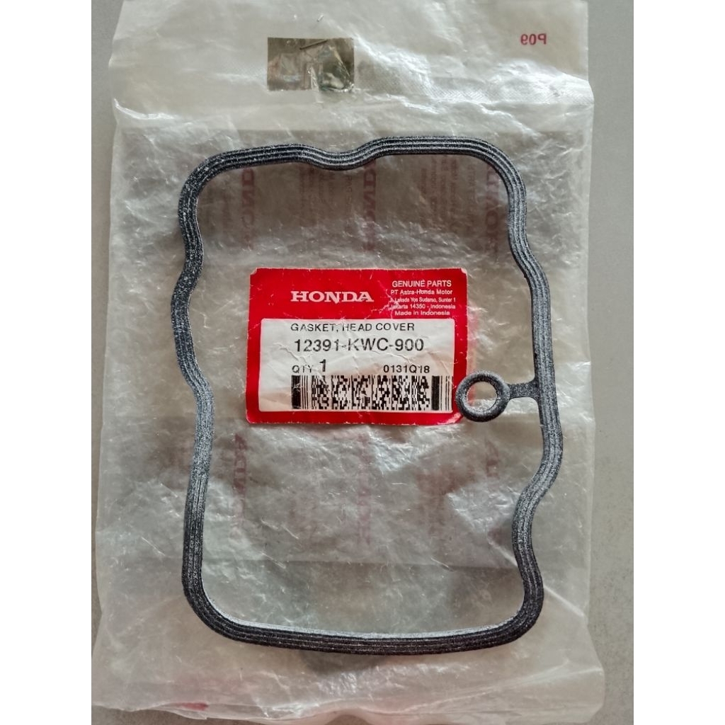 12391-KWC-900 Paking Perpak Gasket Head Cover Honda CS1 12391KWC900 Seal Head CS1 Sil Head CS1 Origi