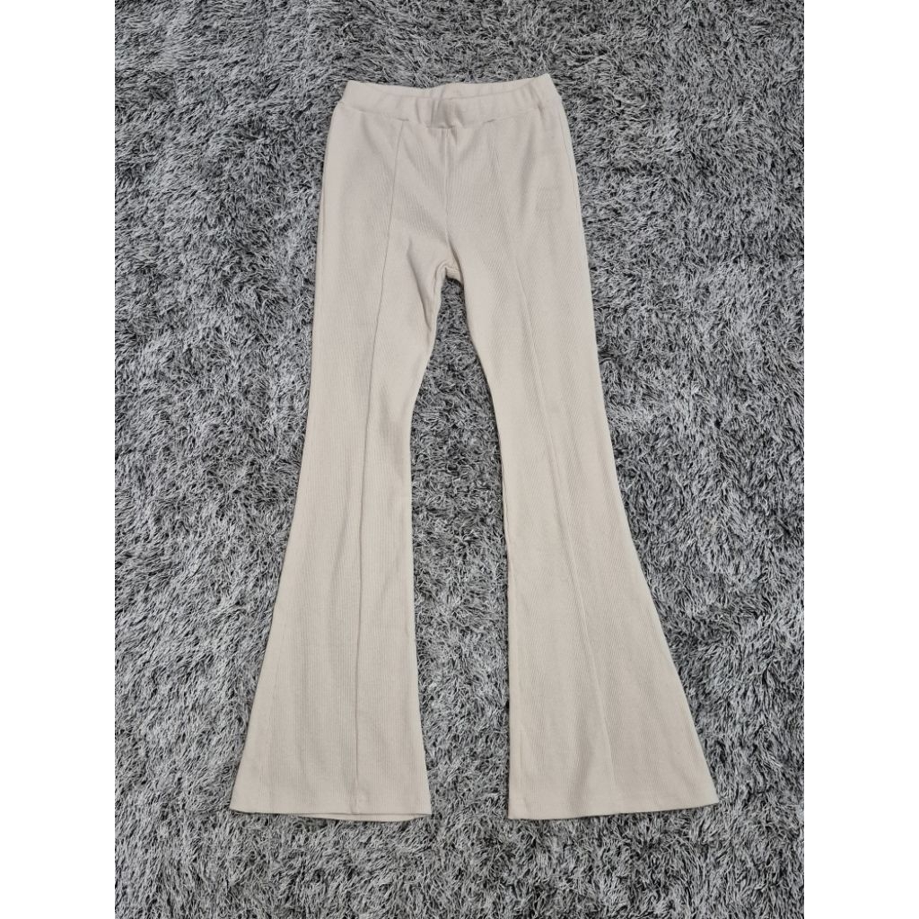 Celana cutbray bw knit lidi (GRL)