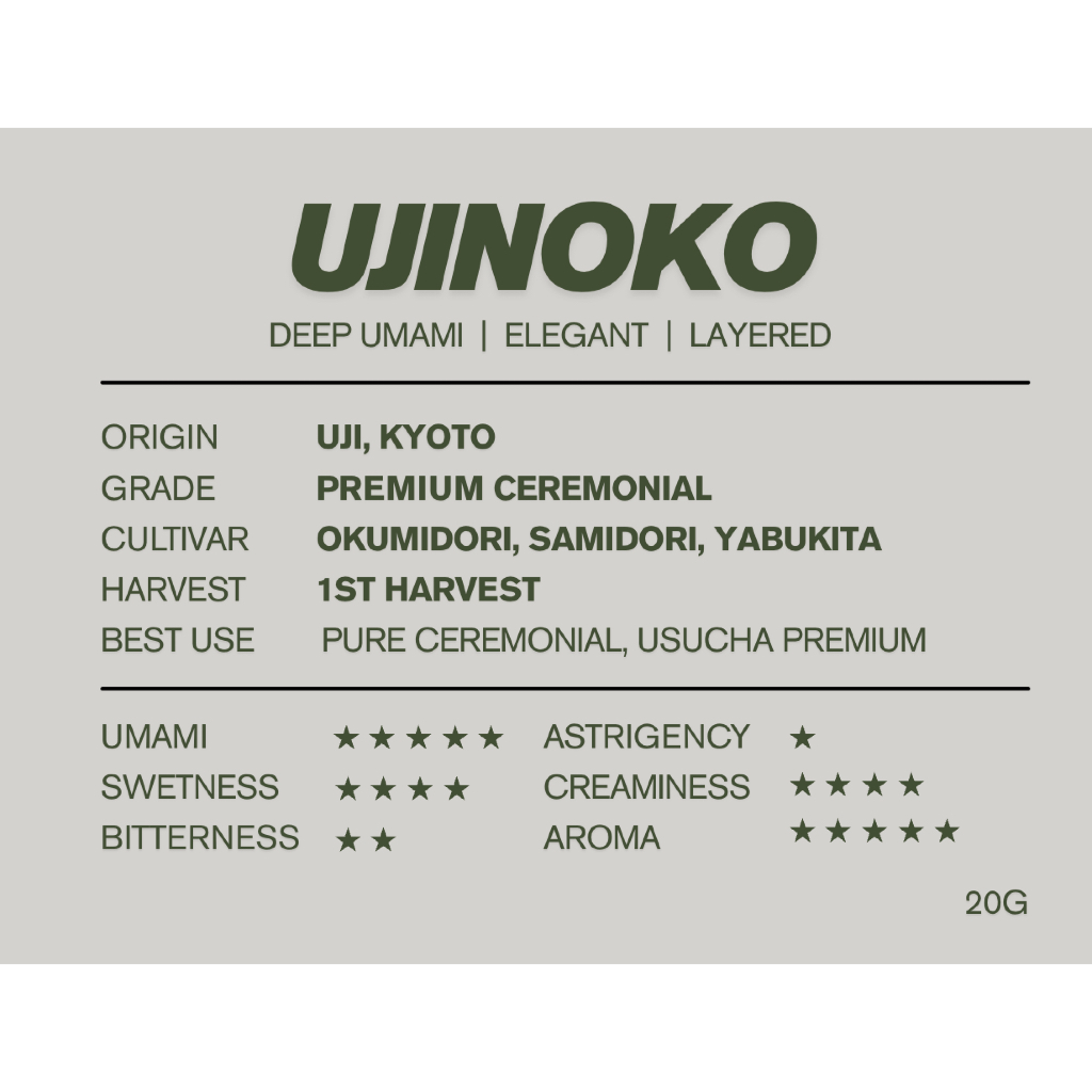 Ujinoko Matcha 20g 3