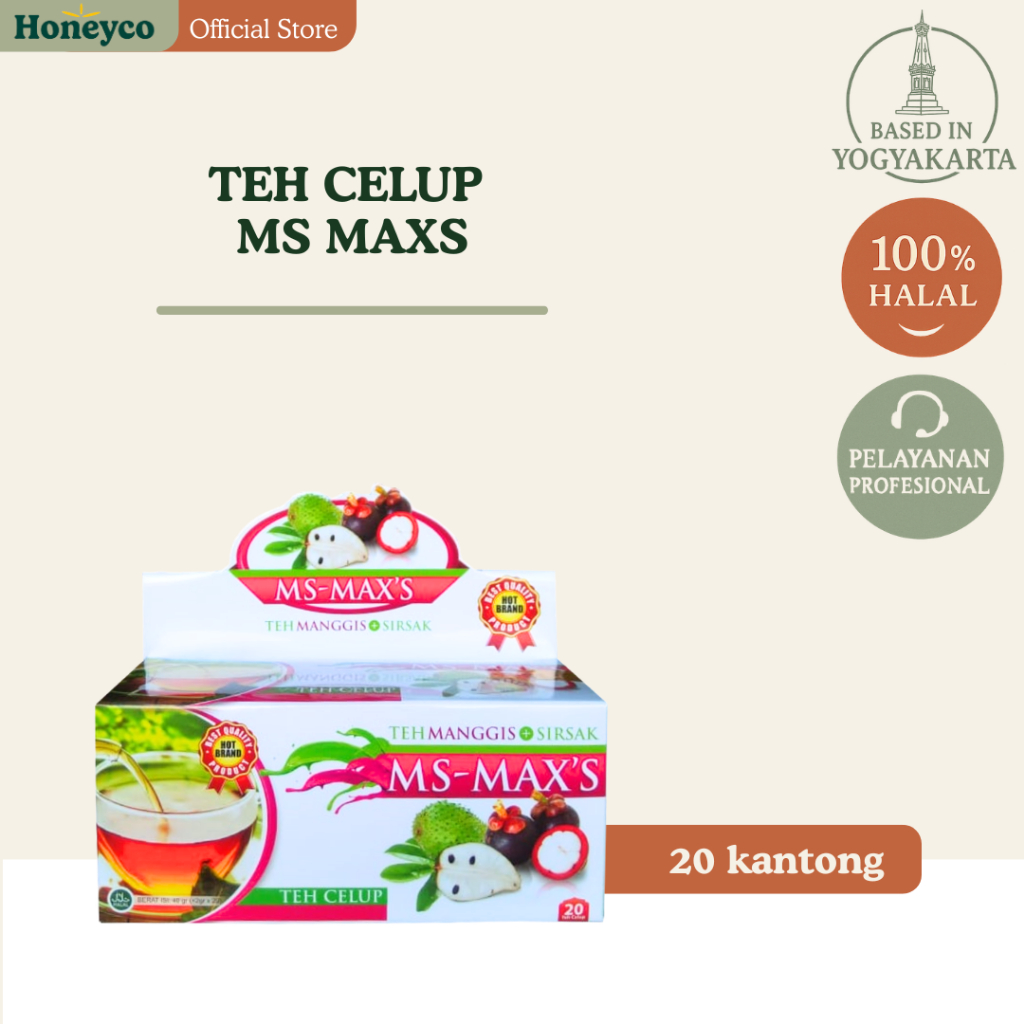 Teh Ms Maxs Teh Daun Sirsak Plus Kulit Manggis / Ekstrak Kulit Manggis Dan Daun Sirsak