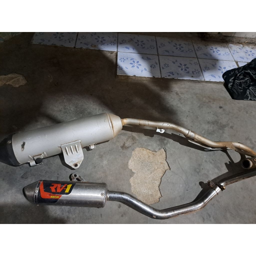 knalpot ori copotan klx bf xtreme