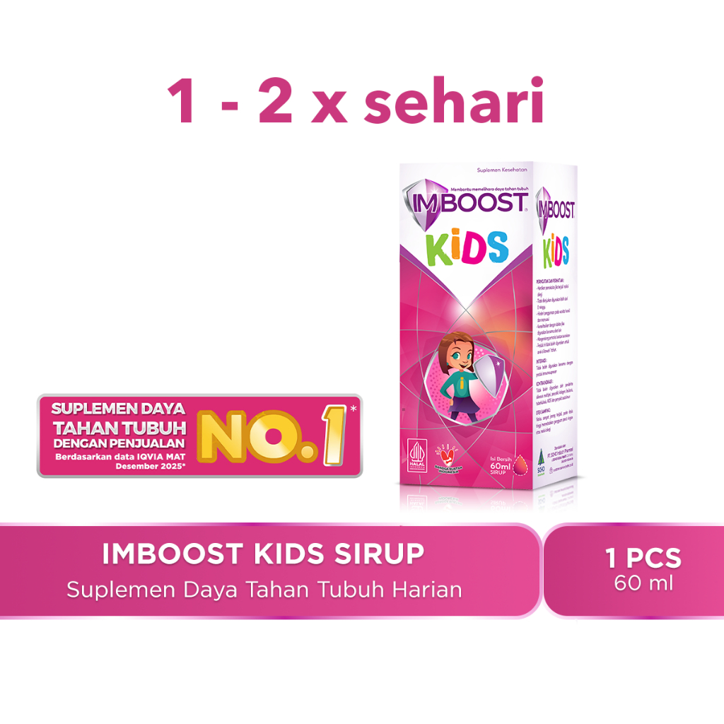 Imboost Kids Sirup Suplemen Daya Tahan Tubuh 60ml