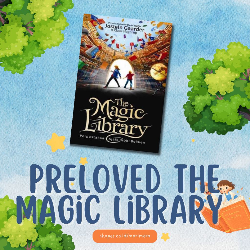 PRELOVED BUKU NOVEL REMAJA FANTASY THE MAGIC LIBRARY ORIGINAL 100%