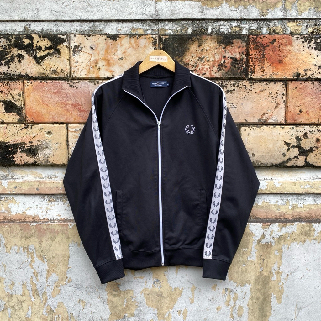 Tracktop Fred Perry Taped Black M Original
