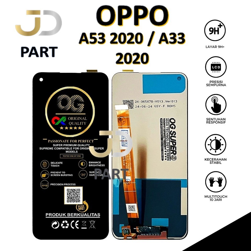 LCD TOUCHSCREEN OPPO A53 2020 / A33 2020 ORIGINAL 100% FULLSET
