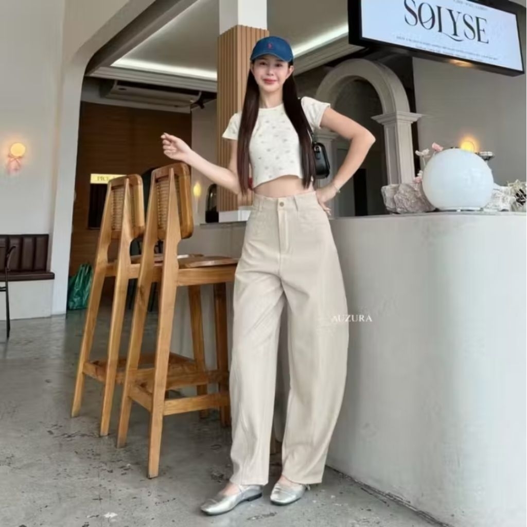 AUZURA BARREL PANTS BAGGY