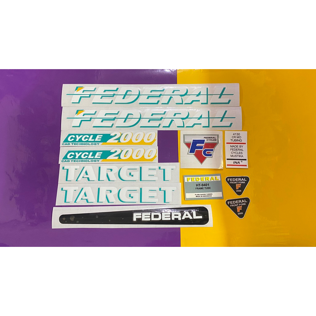 Stiker Sepeda Federal Target