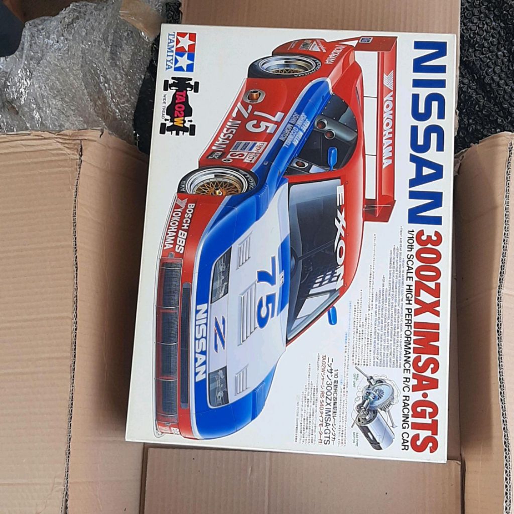 RC TAMIYA NISSAN 300ZX IMSA-GTS (VINTAGE ORIGINAL TAHUN 1990 AN)