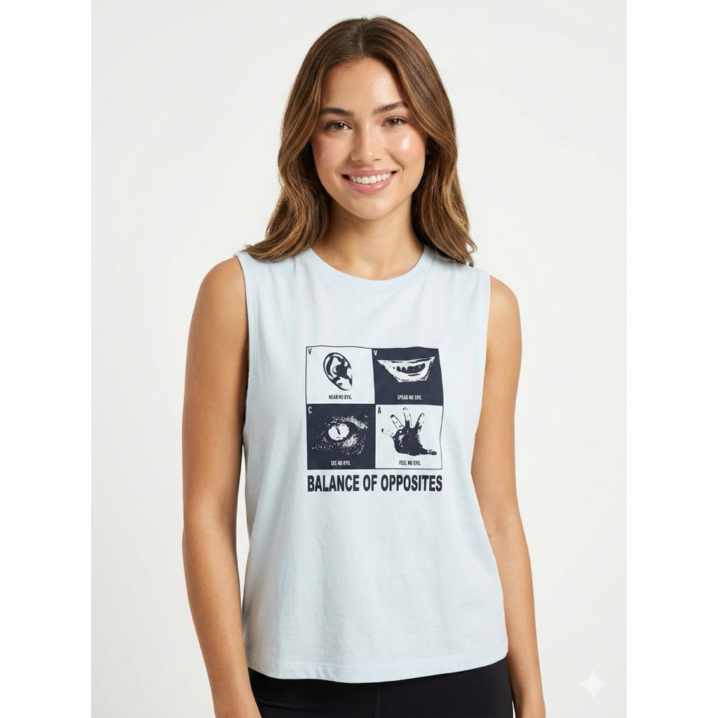 kaos Singlet wanita tankop rvca original