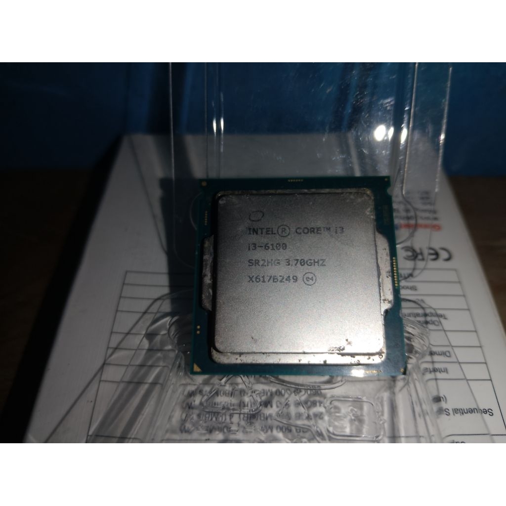 poressor Intel i3 6100 tray