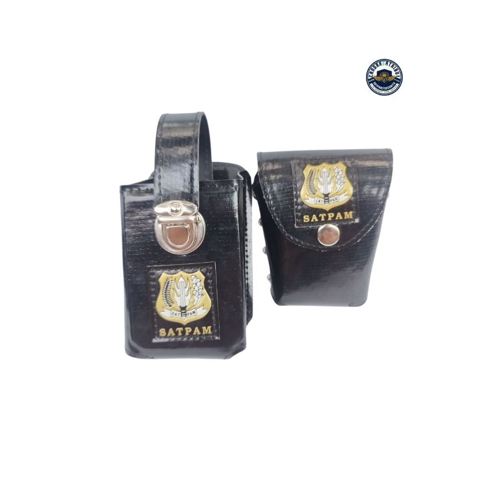set satpam logo kuning, sarung ht, dan sarung borgol