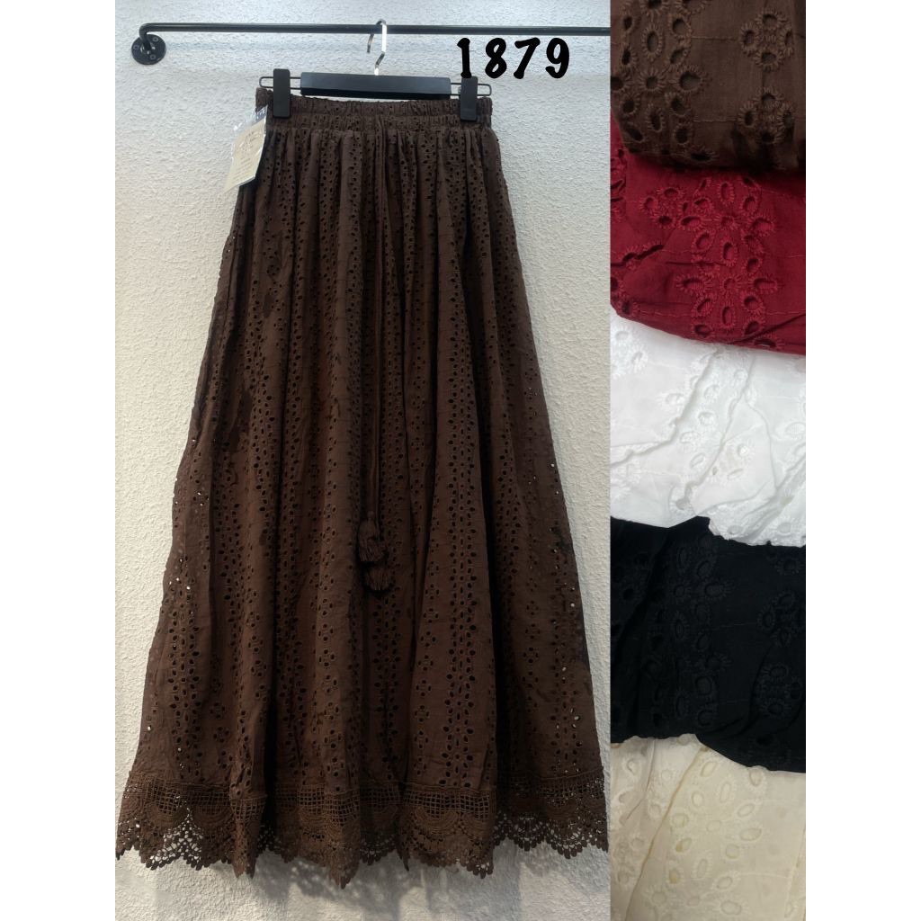 Rok katbol/rok bahan katun bordir katbol bkk