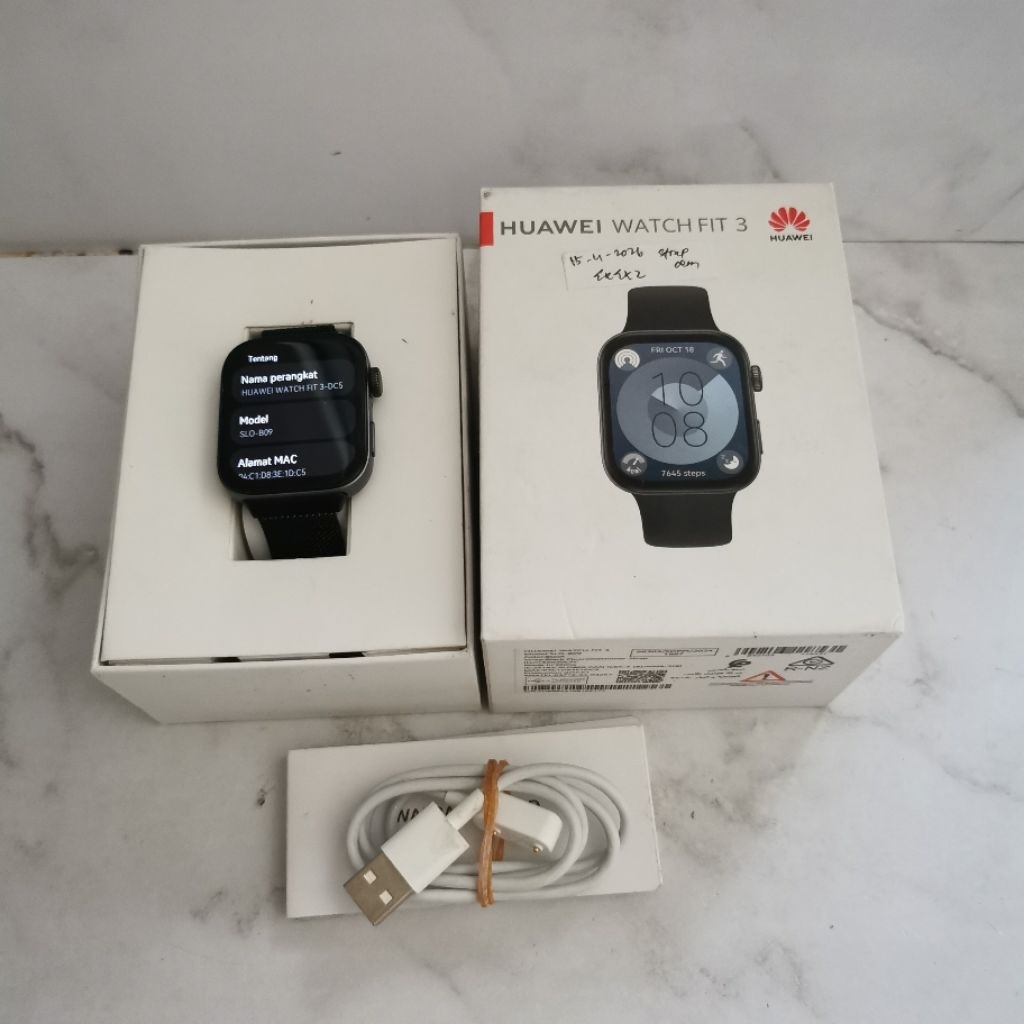 Huawei Watch Fit 3 Bekas - Garansi Resmi second