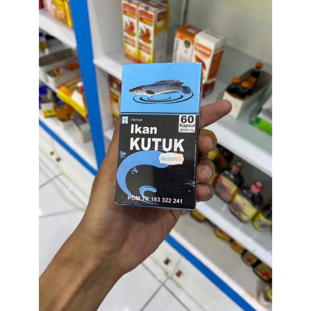 Kapsul Kutuk Ikan Gabus 60 Kapsul-Kapsul Kutuk Naturafit Mempercepat Penyembuhan Luka